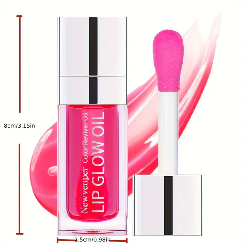 Hydrating Lip Glow Oil Long Lasting Lip Gloss Transparent Toot Lip Balm Moisturizing Lip Oil For Lip Care And Dry Lips CHERRY For Music Festival